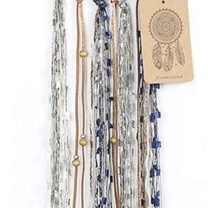 Boho Hippie Moon Star Feather Dream Catcher